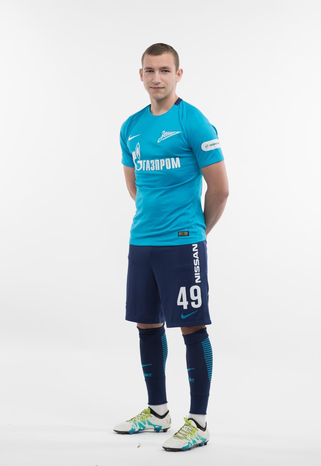 Фотосессия игроков молодежного состава ФК «Зенит» в новой игровой форме Nike сезона 2017/18