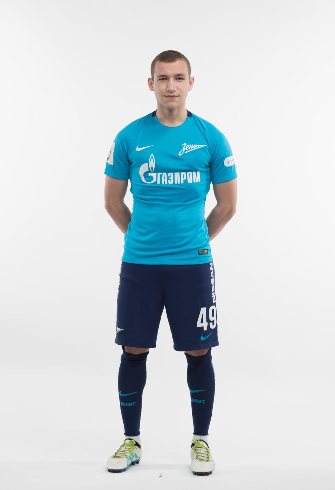 Фотосессия игроков молодежного состава ФК «Зенит» в новой игровой форме Nike сезона 2017/18