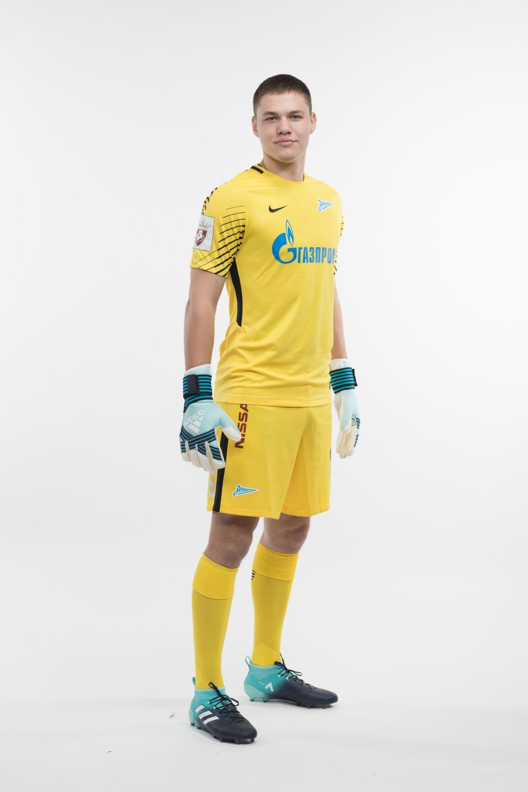 Фотосессия игроков молодежного состава ФК «Зенит» в новой игровой форме Nike сезона 2017/18