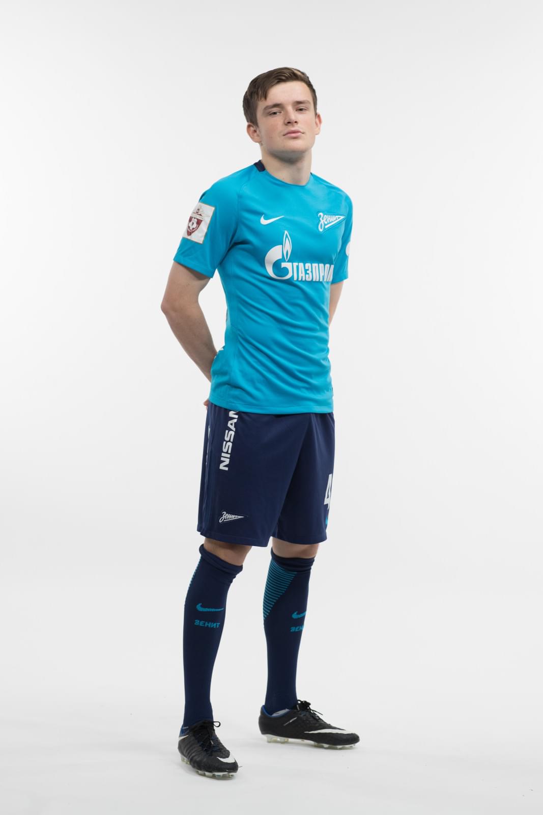 Фотосессия игроков молодежного состава ФК «Зенит» в новой игровой форме Nike сезона 2017/18