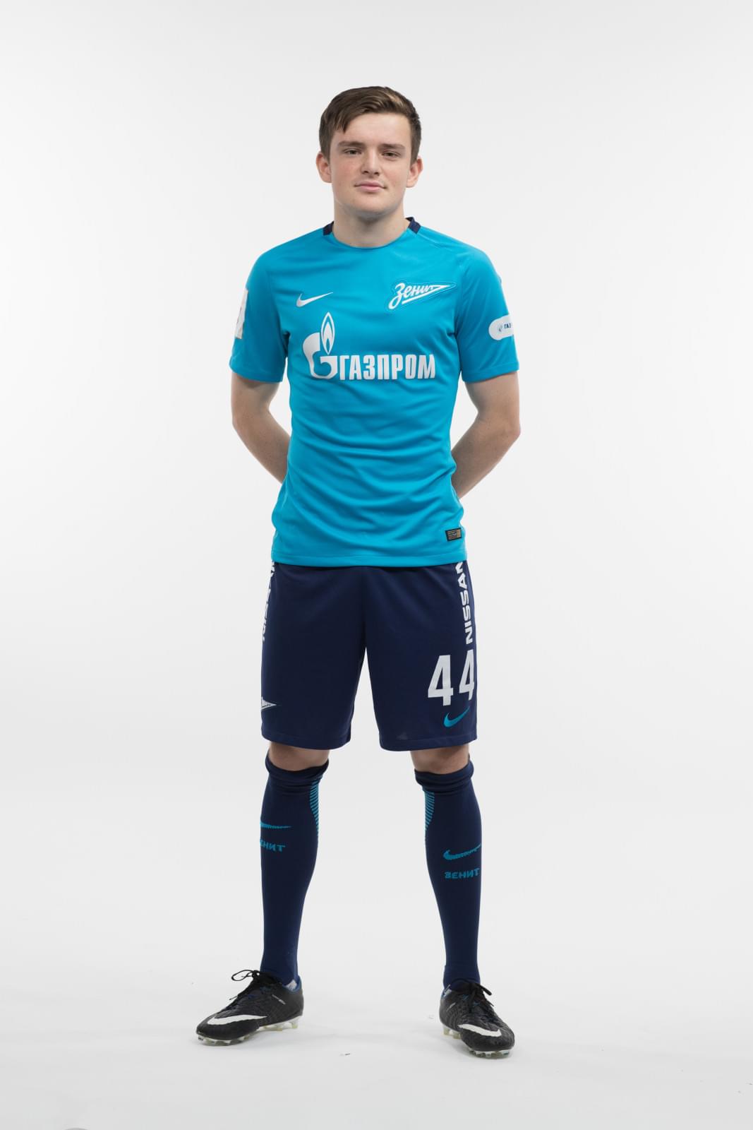 Фотосессия игроков молодежного состава ФК «Зенит» в новой игровой форме Nike сезона 2017/18