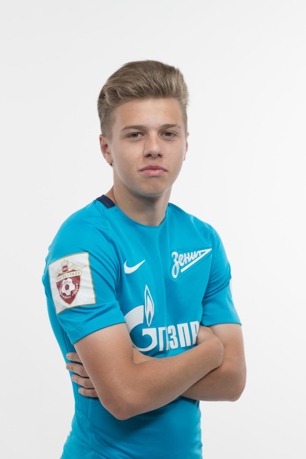 Фотосессия игроков молодежного состава ФК «Зенит» в новой игровой форме Nike сезона 2017/18