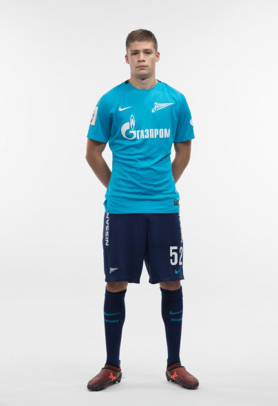 Фотосессия игроков молодежного состава ФК «Зенит» в новой игровой форме Nike сезона 2017/18