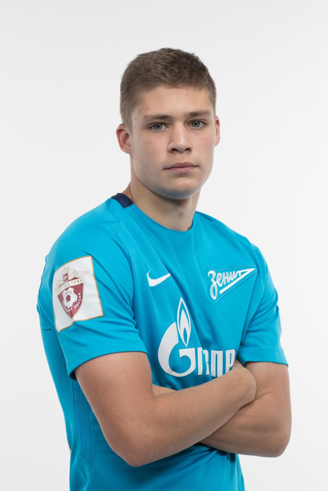 Фотосессия игроков молодежного состава ФК «Зенит» в новой игровой форме Nike сезона 2017/18
