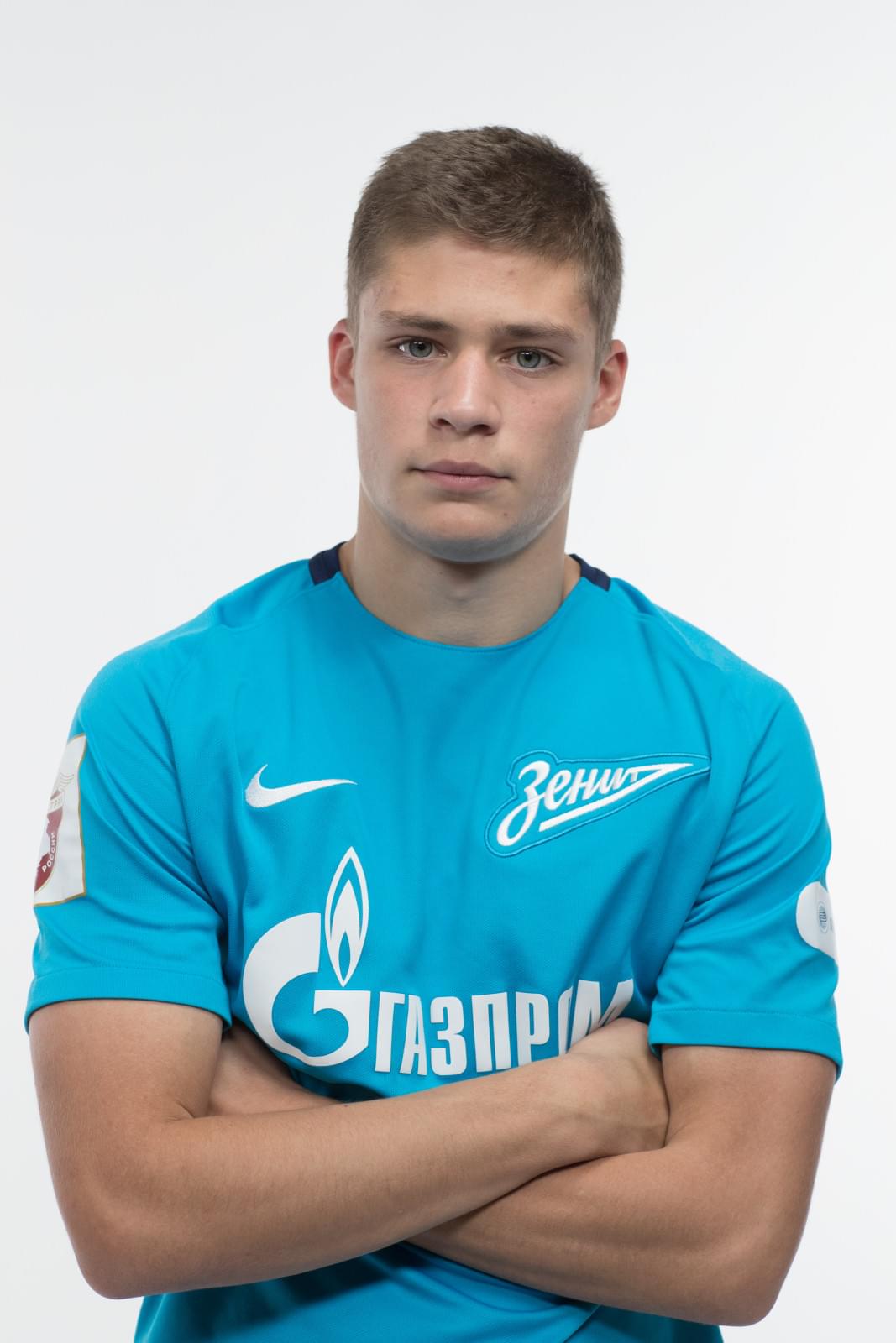 Фотосессия игроков молодежного состава ФК «Зенит» в новой игровой форме Nike сезона 2017/18