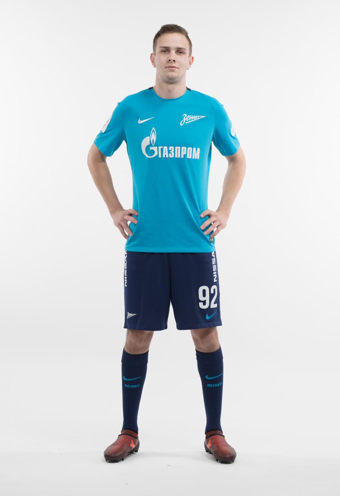 Фотосессия игроков молодежного состава ФК «Зенит» в новой игровой форме Nike сезона 2017/18