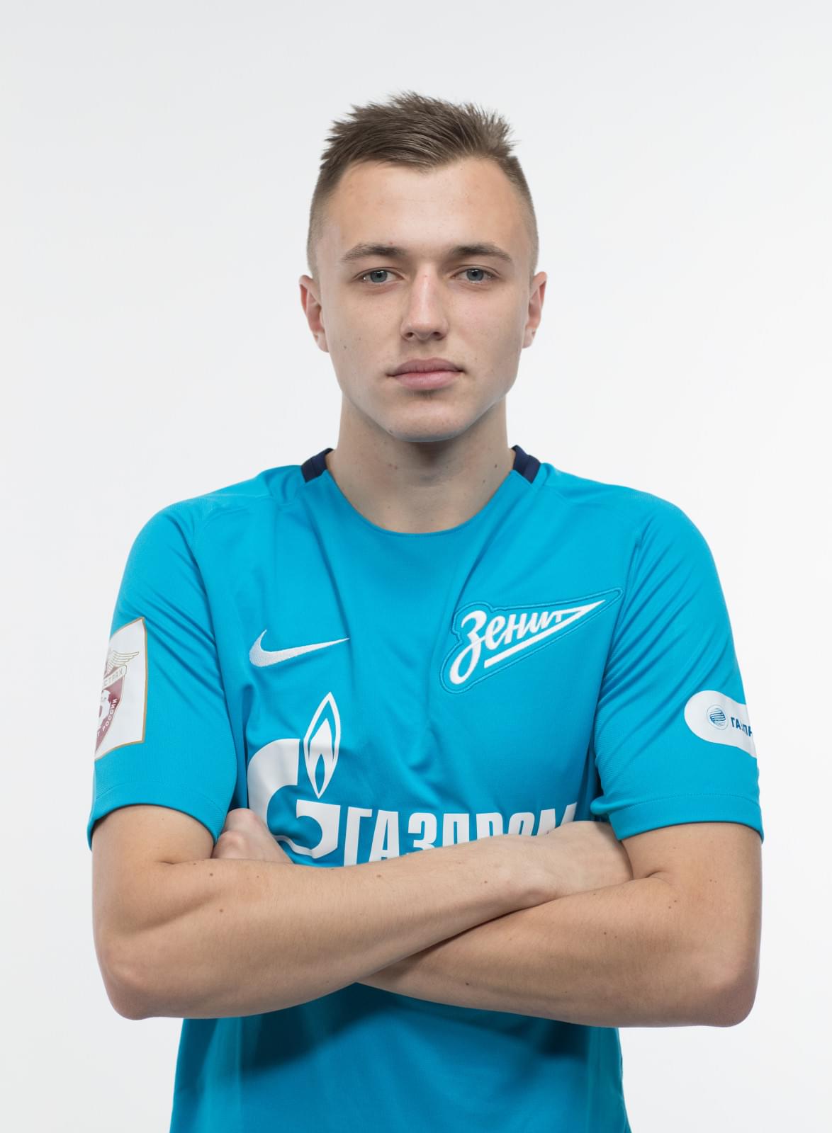 Фотосессия игроков молодежного состава ФК «Зенит» в новой игровой форме Nike сезона 2017/18