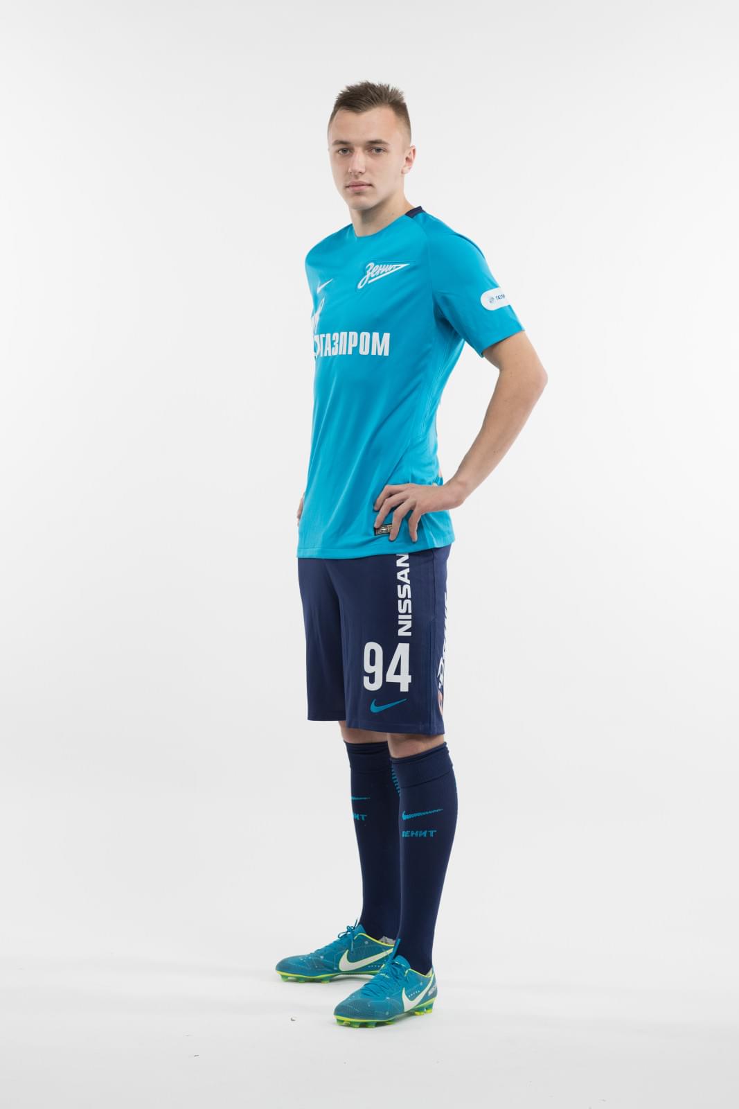 Фотосессия игроков молодежного состава ФК «Зенит» в новой игровой форме Nike сезона 2017/18