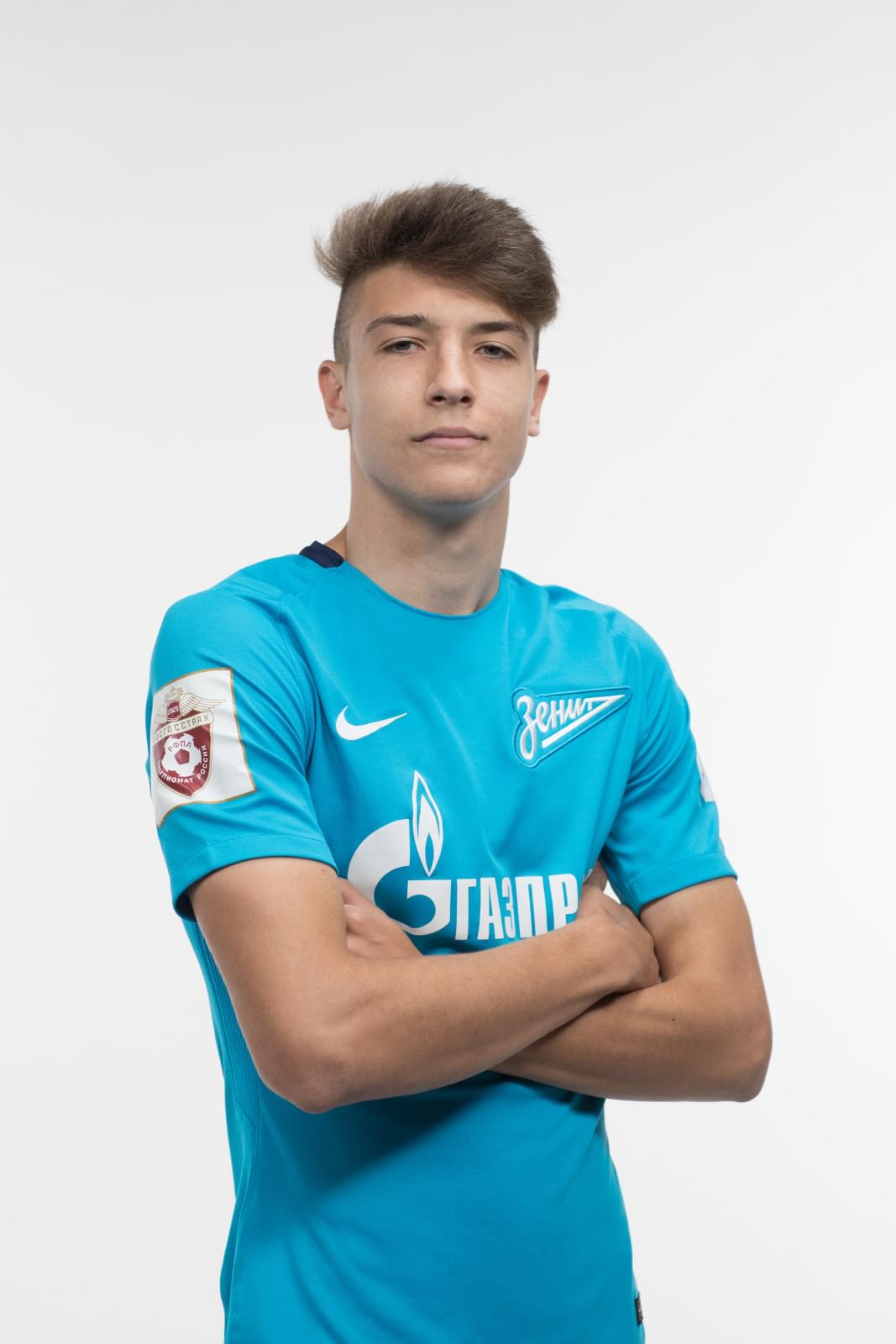 Фотосессия игроков молодежного состава ФК «Зенит» в новой игровой форме Nike сезона 2017/18