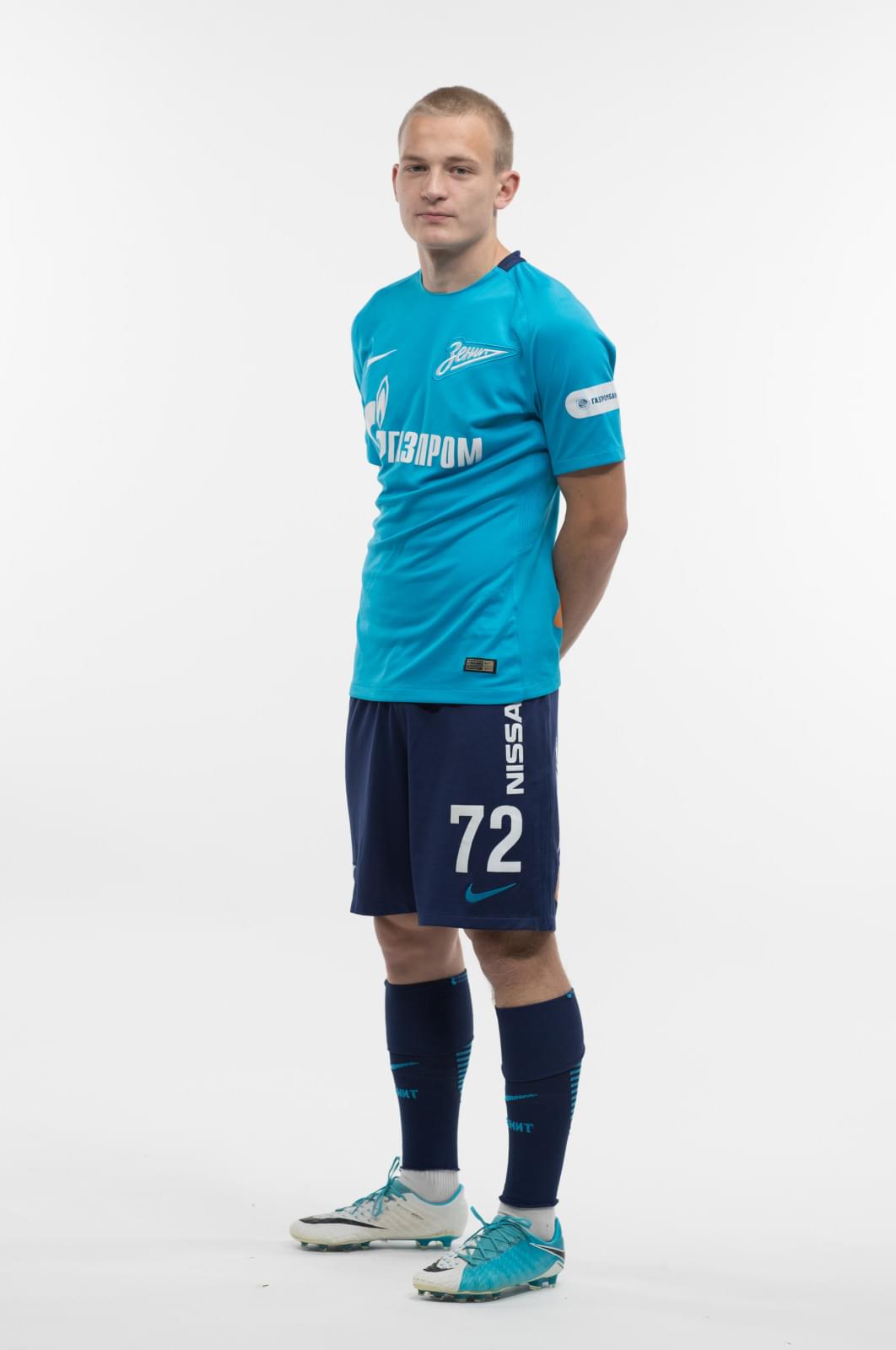 Фотосессия игроков молодежного состава ФК «Зенит» в новой игровой форме Nike сезона 2017/18