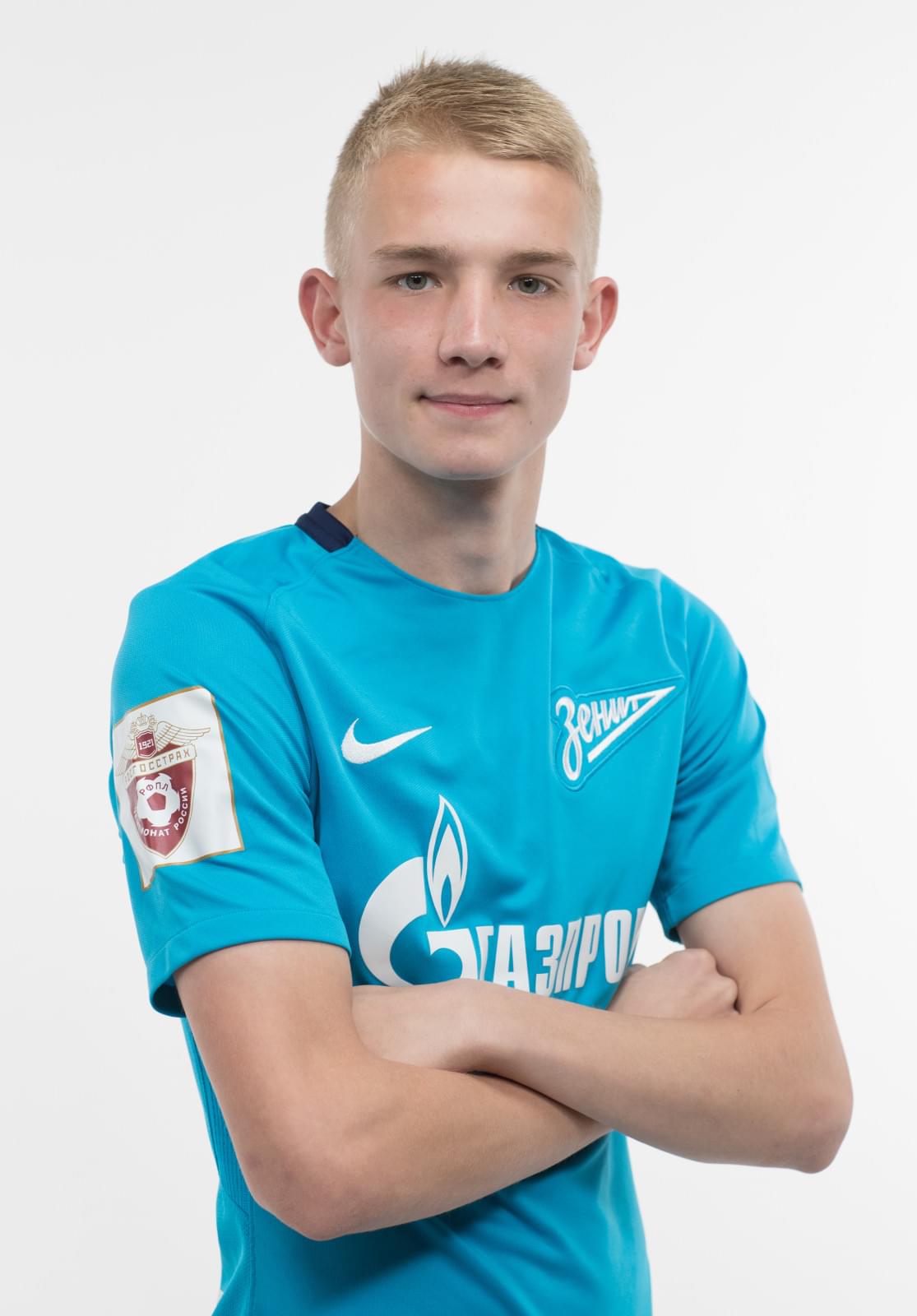 Фотосессия игроков молодежного состава ФК «Зенит» в новой игровой форме Nike сезона 2017/18