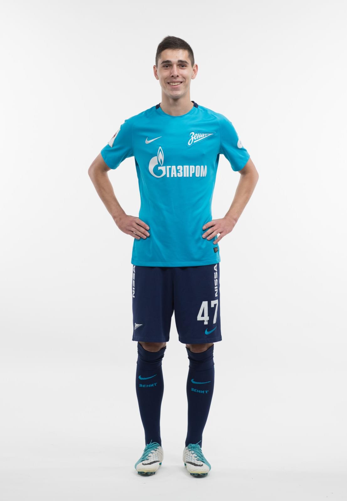 Фотосессия игроков молодежного состава ФК «Зенит» в новой игровой форме Nike сезона 2017/18