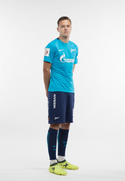 Фотосессия игроков молодежного состава ФК «Зенит» в новой игровой форме Nike сезона 2017/18