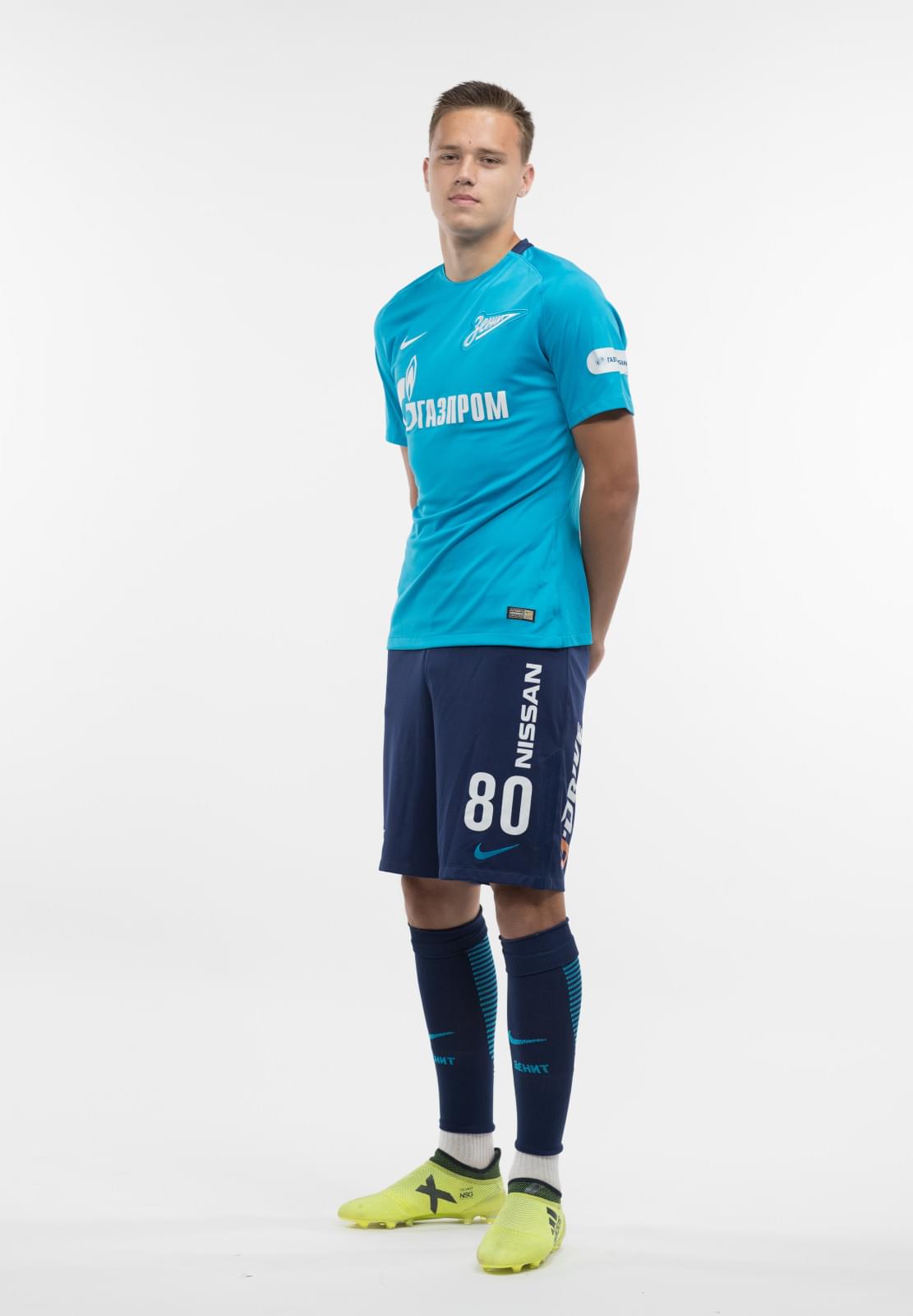 Фотосессия игроков молодежного состава ФК «Зенит» в новой игровой форме Nike сезона 2017/18