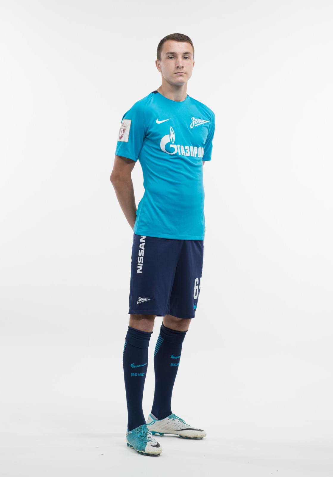 Фотосессия игроков молодежного состава ФК «Зенит» в новой игровой форме Nike сезона 2017/18