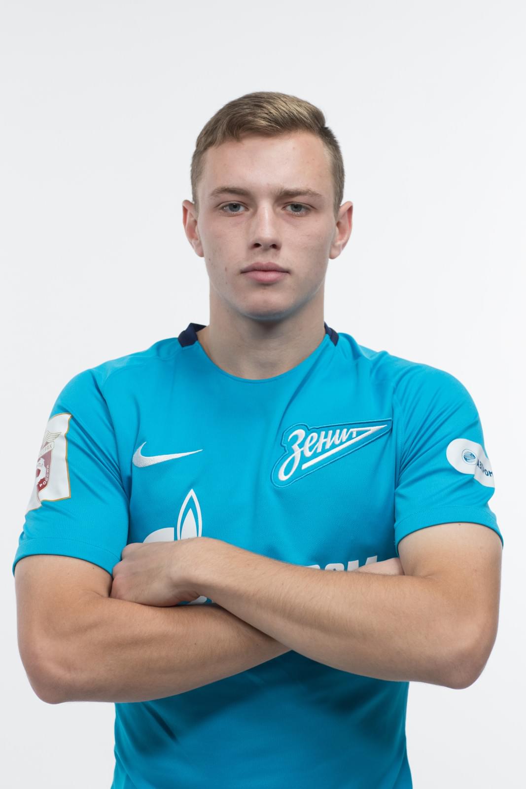 Фотосессия игроков молодежного состава ФК «Зенит» в новой игровой форме Nike сезона 2017/18