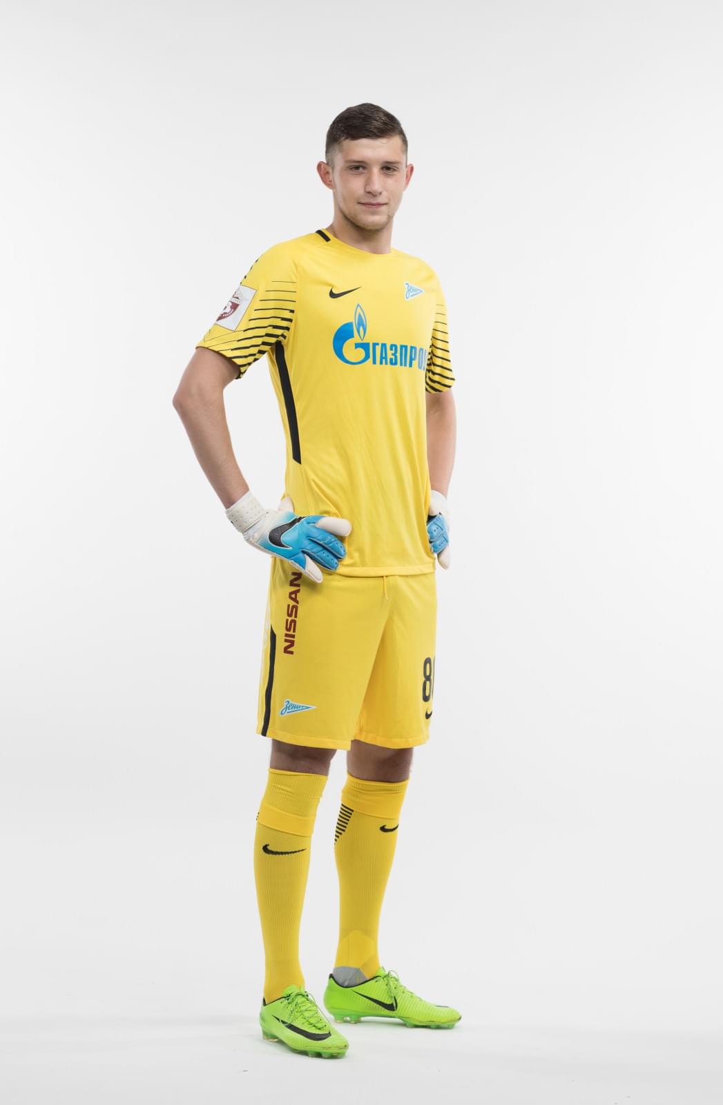 Фотосессия игроков молодежного состава ФК «Зенит» в новой игровой форме Nike сезона 2017/18