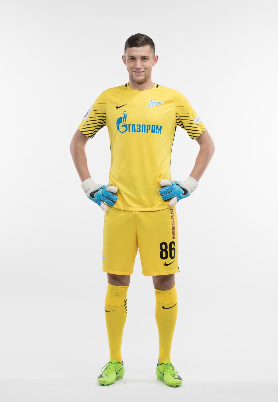 Фотосессия игроков молодежного состава ФК «Зенит» в новой игровой форме Nike сезона 2017/18