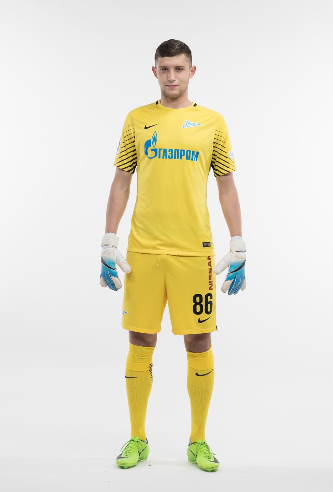 Фотосессия игроков молодежного состава ФК «Зенит» в новой игровой форме Nike сезона 2017/18