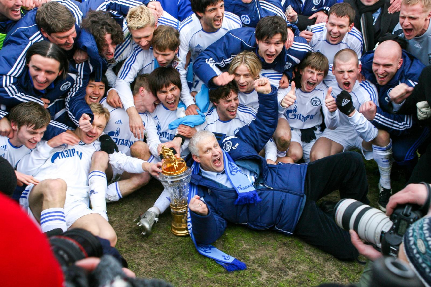 10 ноября 2007. Зенит чемпион России 2007. ФК Зенит 2007.