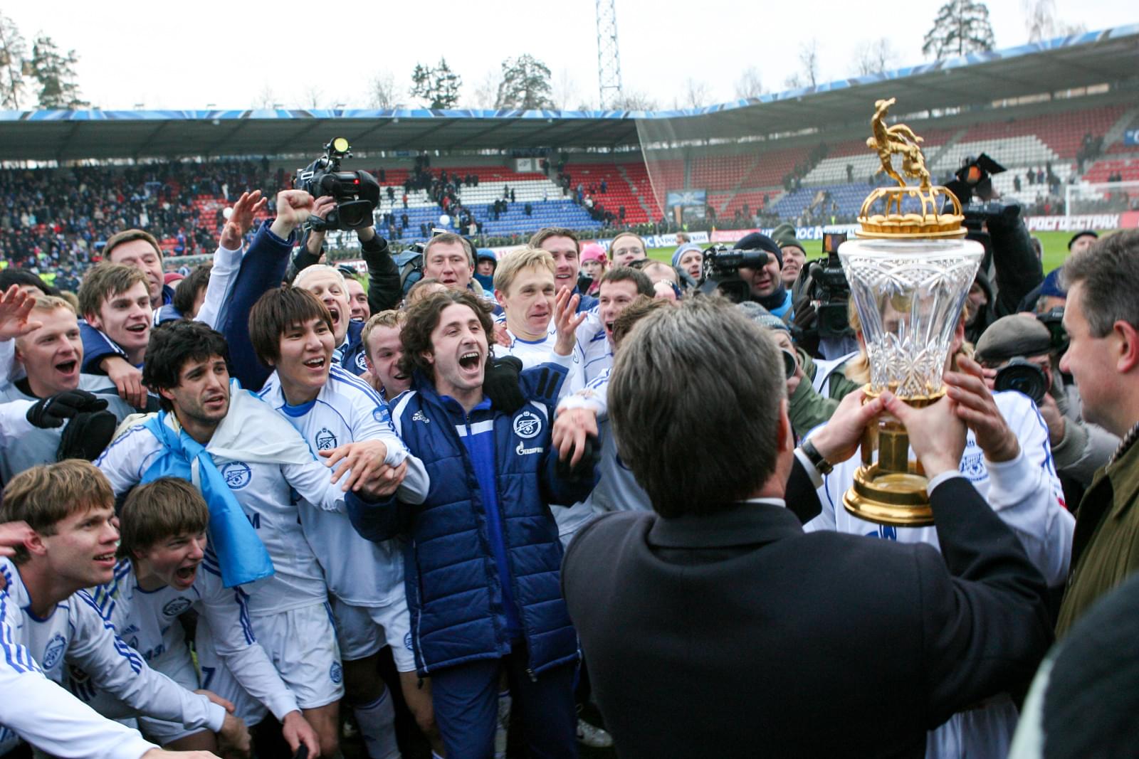 Празднование чемпионства «Зенита» на стадионе «Сатурн»