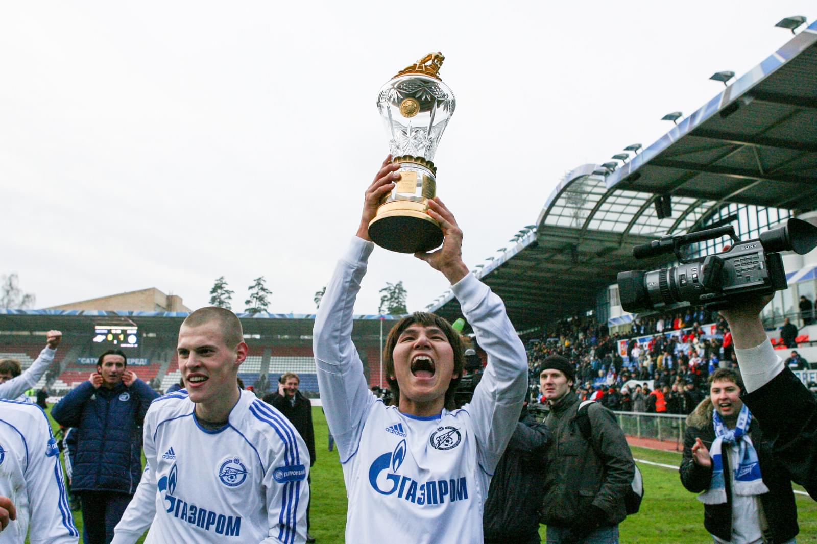 Празднование чемпионства «Зенита» на стадионе «Сатурн»