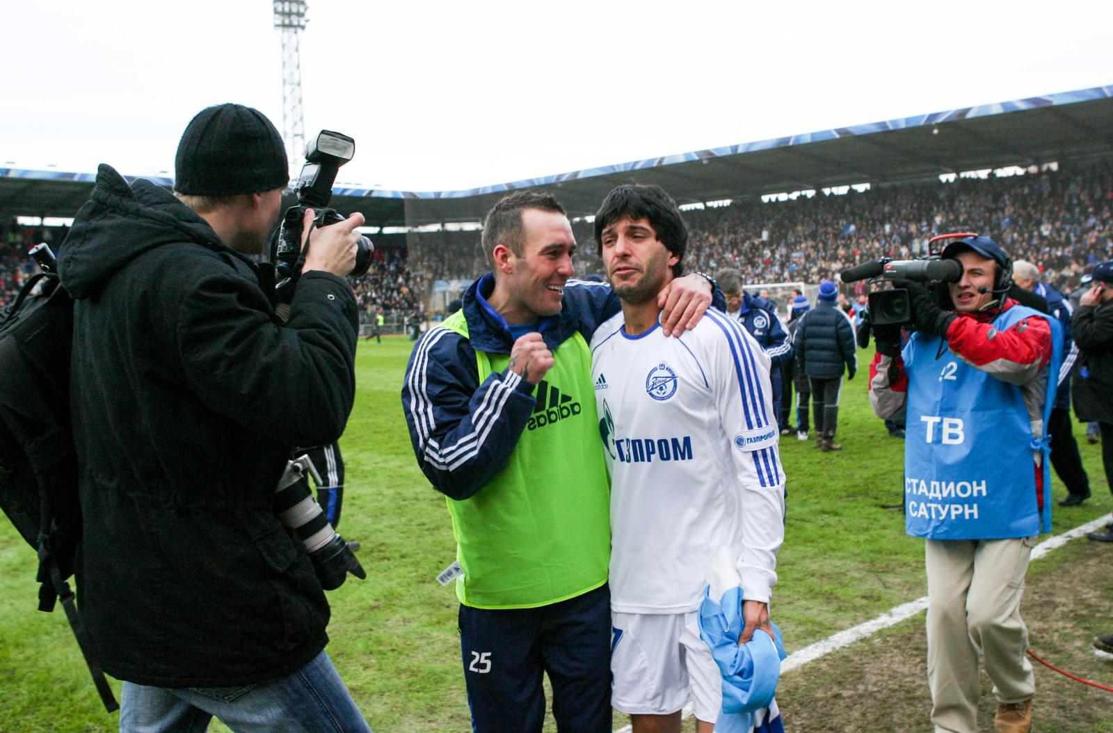 Празднование чемпионства «Зенита» на стадионе «Сатурн»