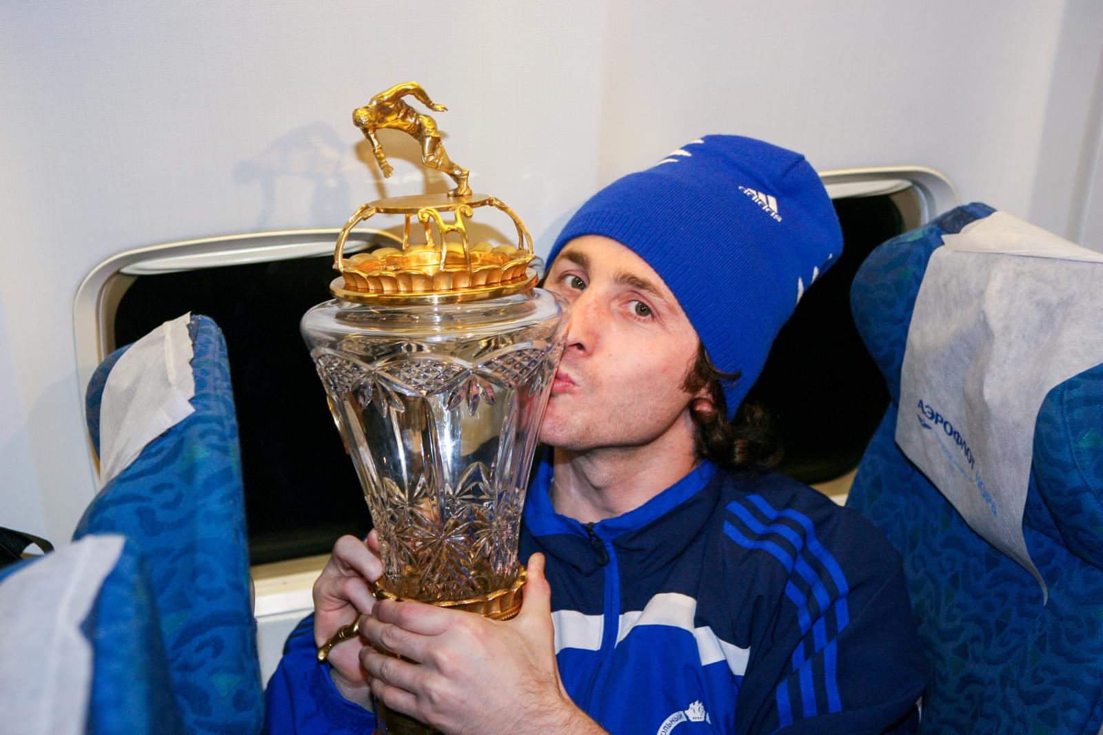 Празднование чемпионства «Зенита» в самолете.