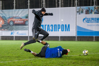 Тренировка «Зенита» перед матчем с «Тосно»