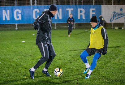 Тренировка «Зенита» перед матчем с «Тосно»