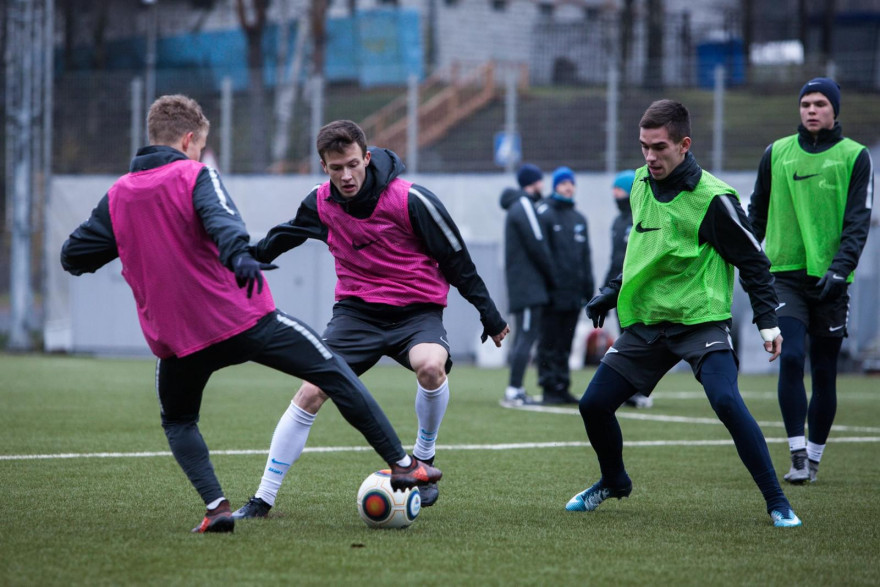 Тренировка «Зенита»-2 перед матчем с «Тамбовом»