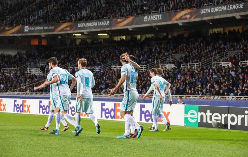 Лига Европы УЕФА 2017/18, «Реал Сосьедад» — «Зенит»