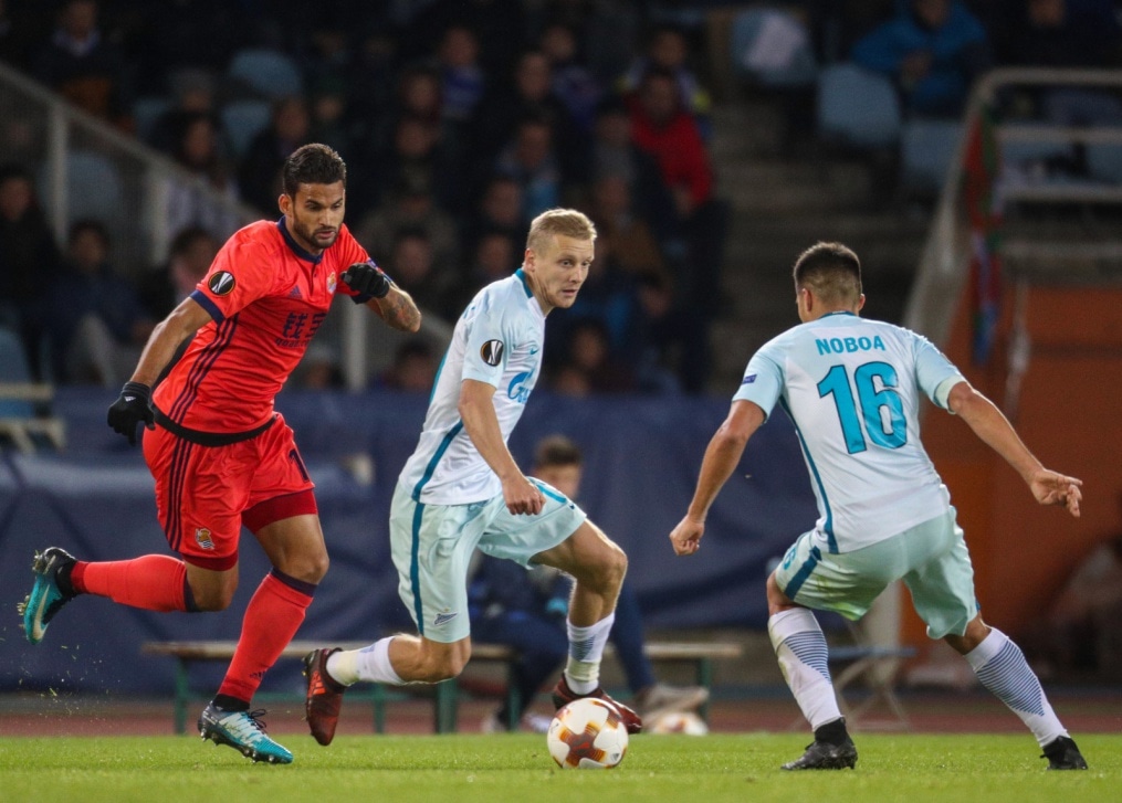 Лига Европы УЕФА 2017/18, «Реал Сосьедад» — «Зенит»