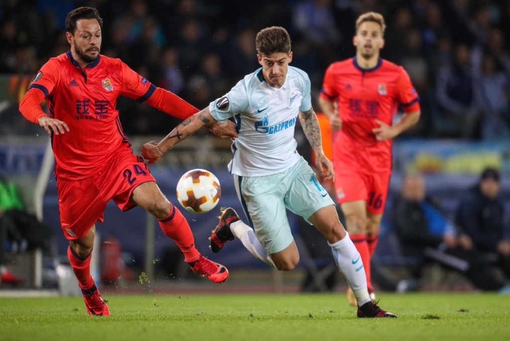 Лига Европы УЕФА 2017/18, «Реал Сосьедад» — «Зенит»