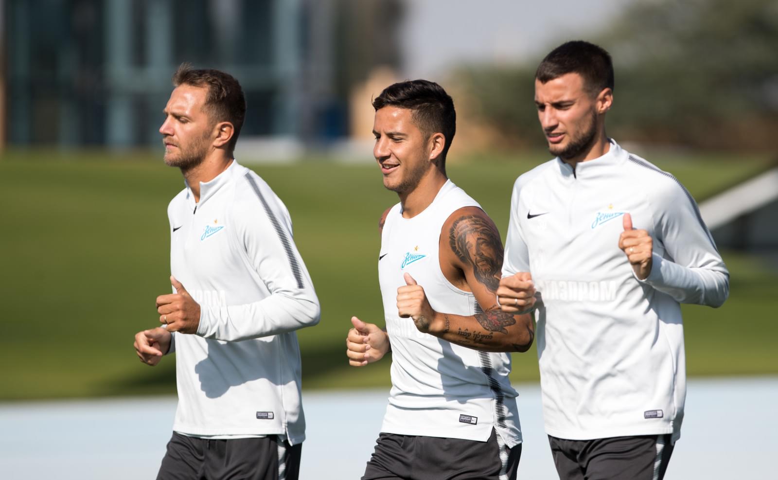 «Газпром»-тренировочные сборы в Дубае: 20 января, утренняя тренировка