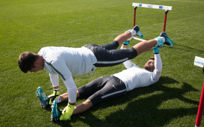 «Газпром»-тренировочные сборы в Дубае: 20 января, утренняя тренировка