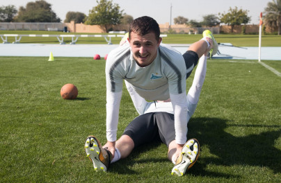 «Газпром»-тренировочные сборы в Дубае: 20 января, утренняя тренировка