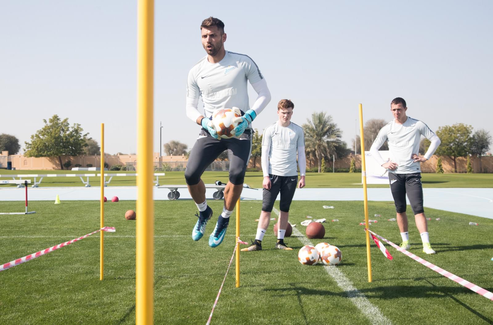 «Газпром»-тренировочные сборы в Дубае: 20 января, утренняя тренировка