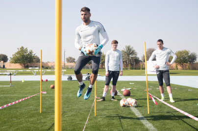 «Газпром»-тренировочные сборы в Дубае: 20 января, утренняя тренировка