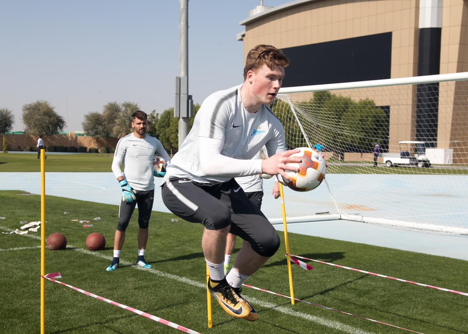 «Газпром»-тренировочные сборы в Дубае: 20 января, утренняя тренировка