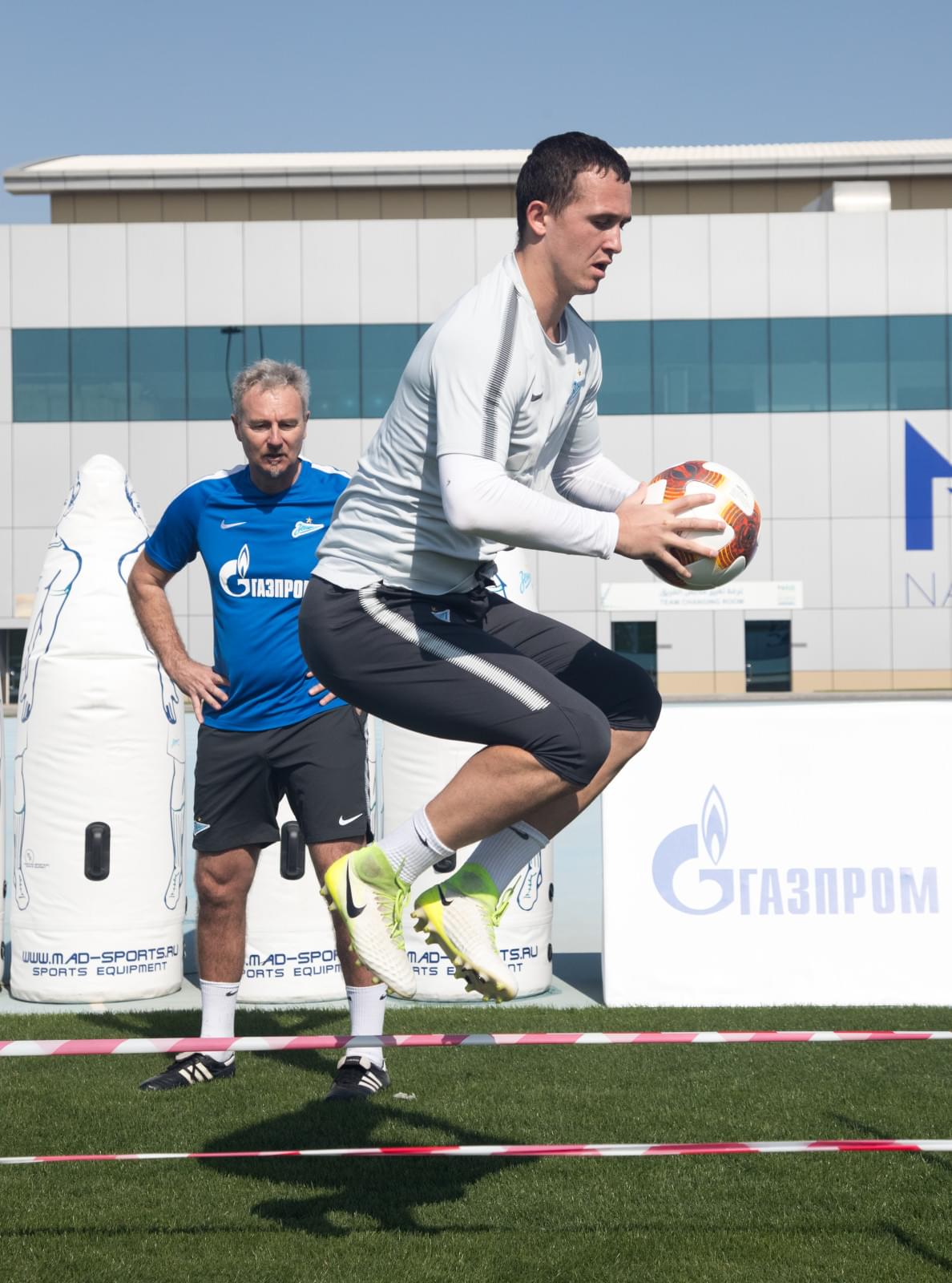 «Газпром»-тренировочные сборы в Дубае: 20 января, утренняя тренировка