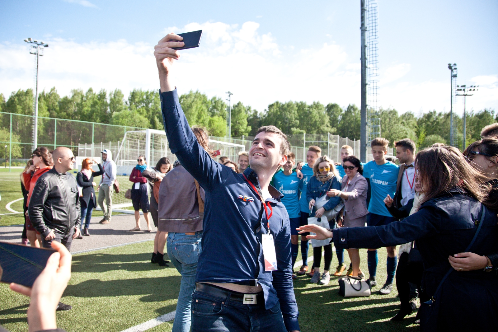 Экскурсия в Академии ФК «Зенит» для туристов из разных стран мира