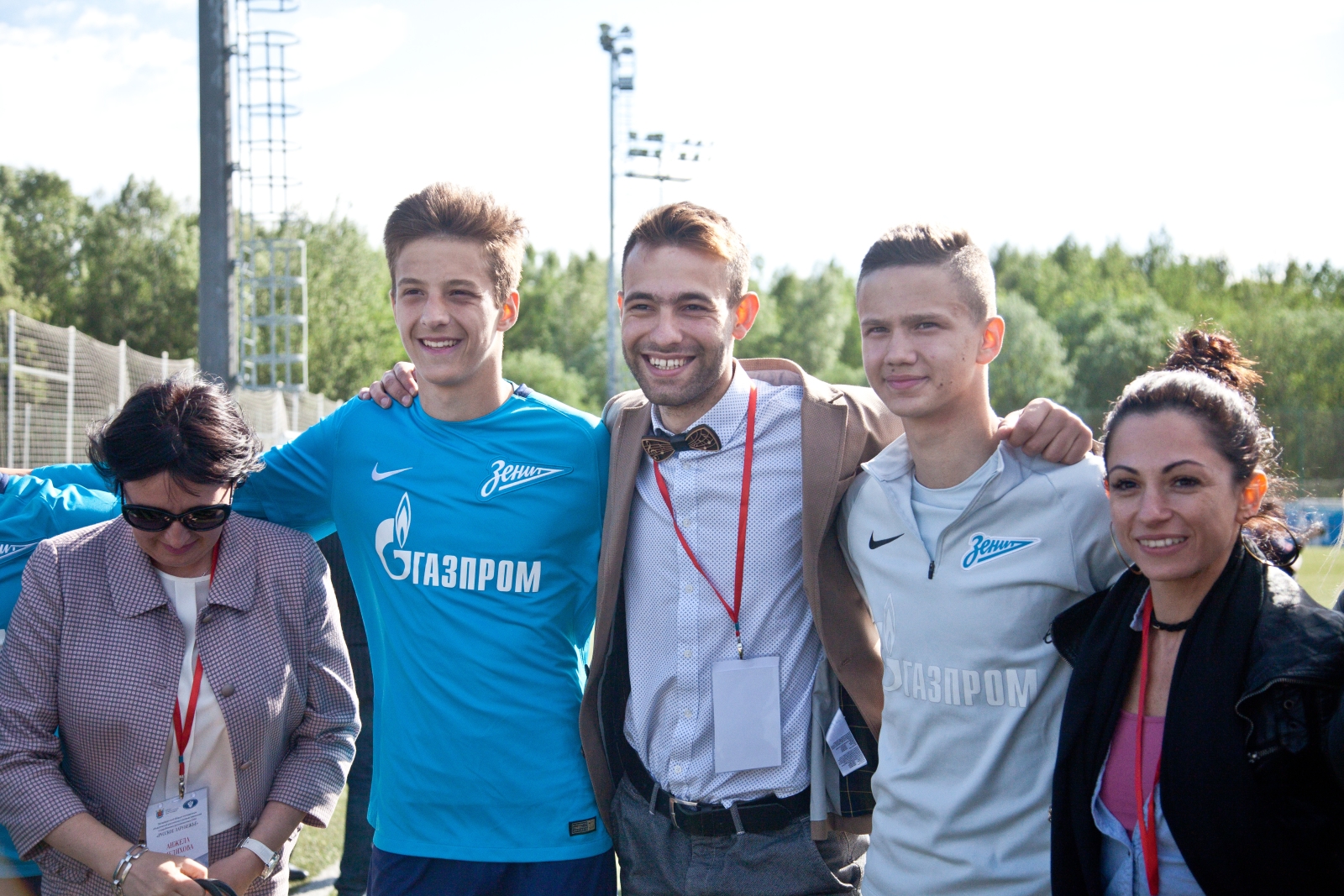 Экскурсия в Академии ФК «Зенит» для туристов из разных стран мира