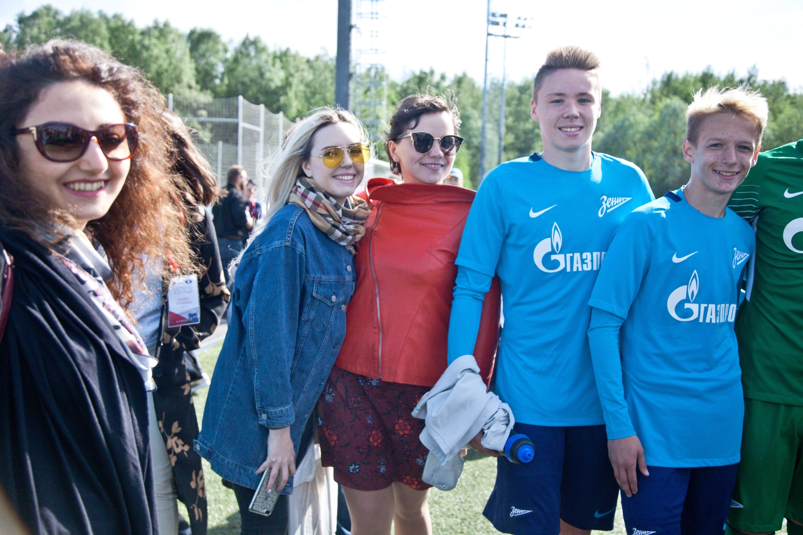 Экскурсия в Академии ФК «Зенит» для туристов из разных стран мира