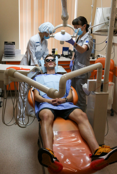 Второй день медосмотра футболистов «Зенита»