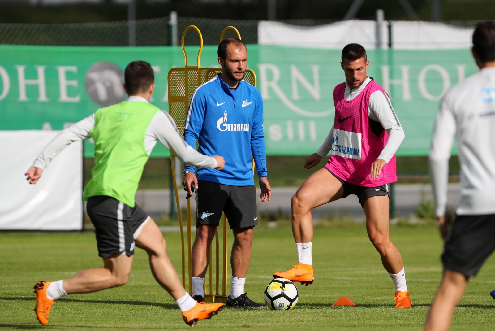 «Газпром» — тренировочные сборы в Австрии: 26 июня, вечерняя тренировка