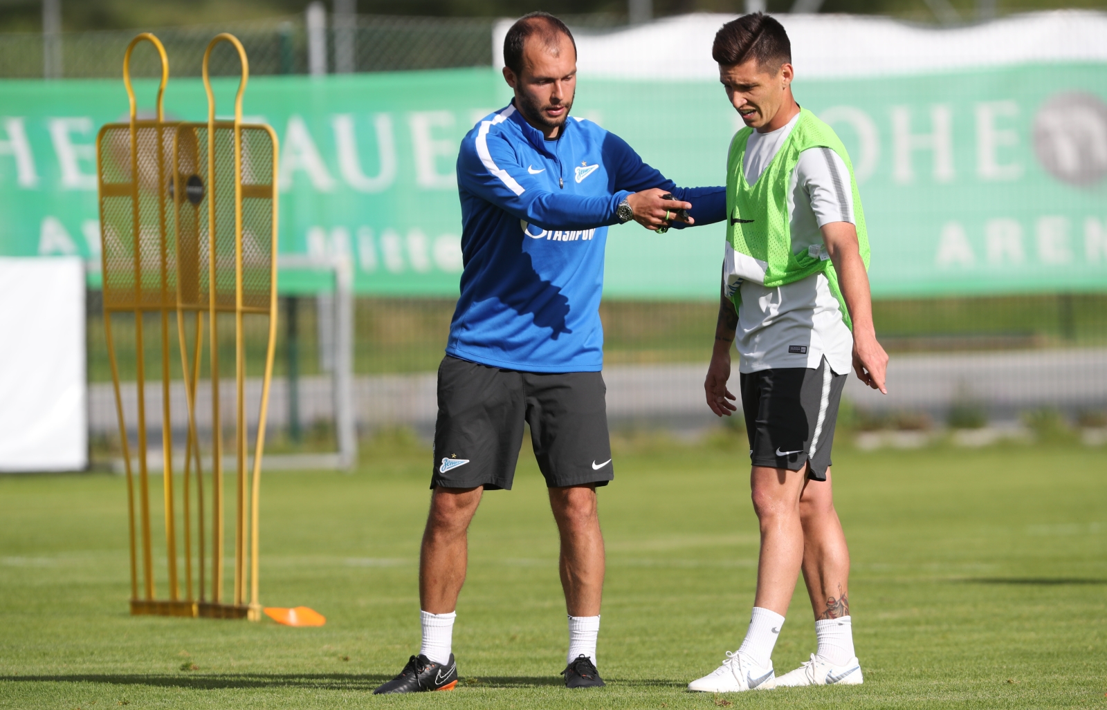 «Газпром» — тренировочные сборы в Австрии: 26 июня, вечерняя тренировка