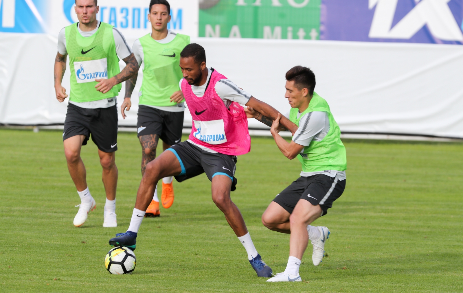 «Газпром» — тренировочные сборы в Австрии: 26 июня, вечерняя тренировка