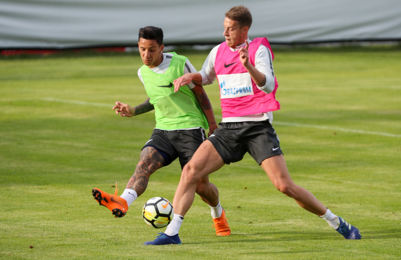 «Газпром» — тренировочные сборы в Австрии: 26 июня, вечерняя тренировка