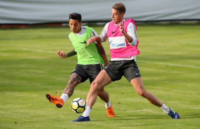 «Газпром» — тренировочные сборы в Австрии: 26 июня, вечерняя тренировка